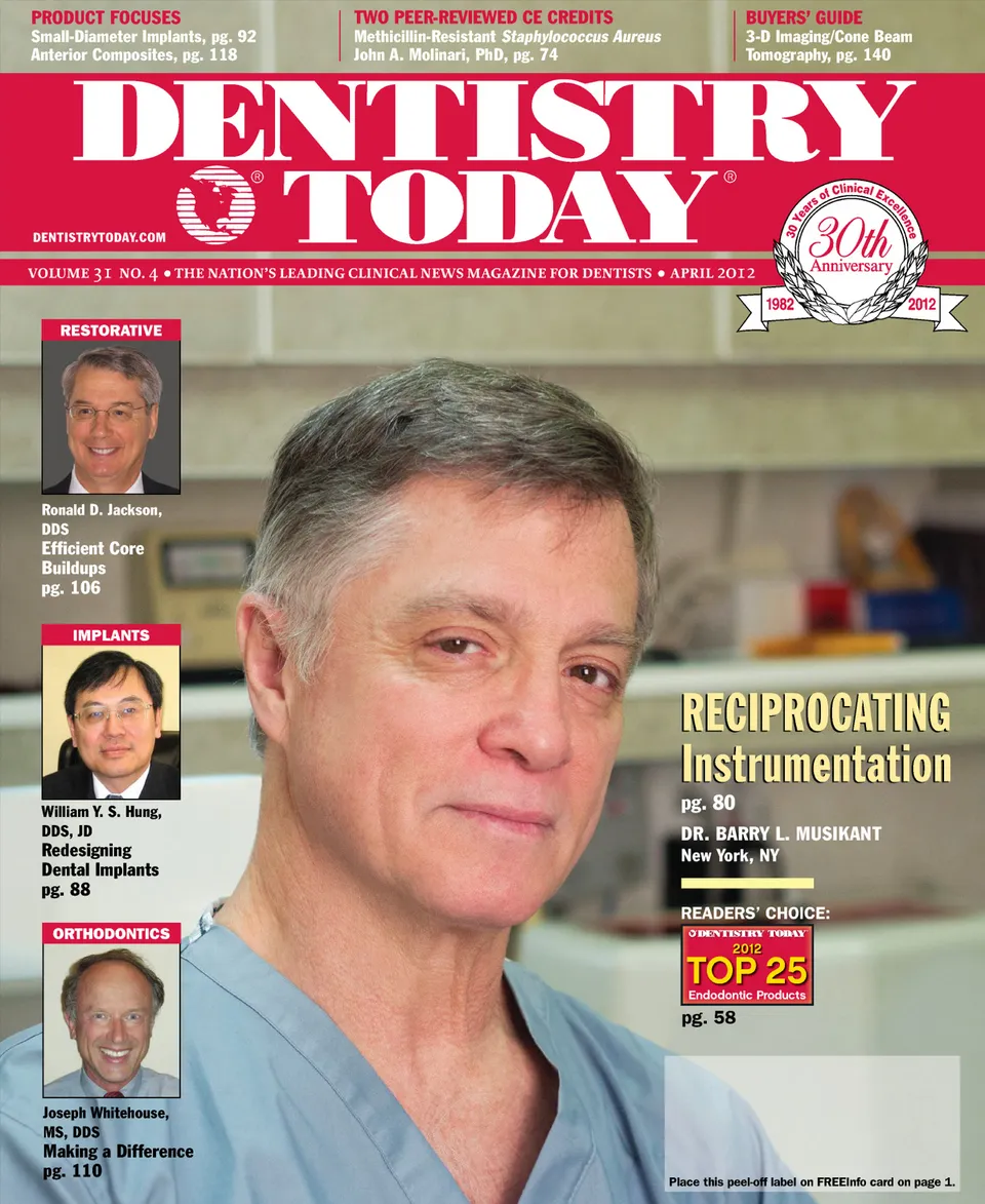 Dentistry Today — April 2012 cover