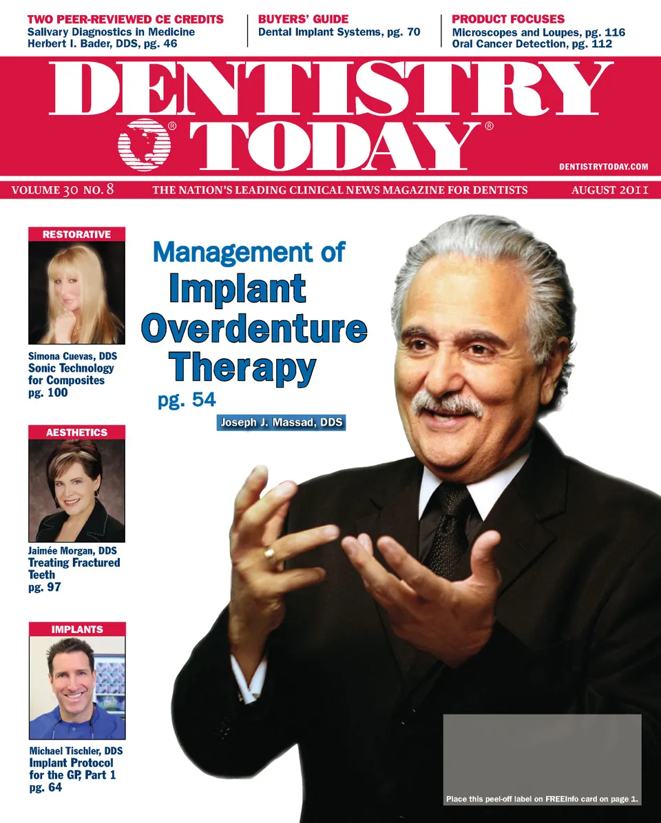 Dentistry Today — August 2011 cover