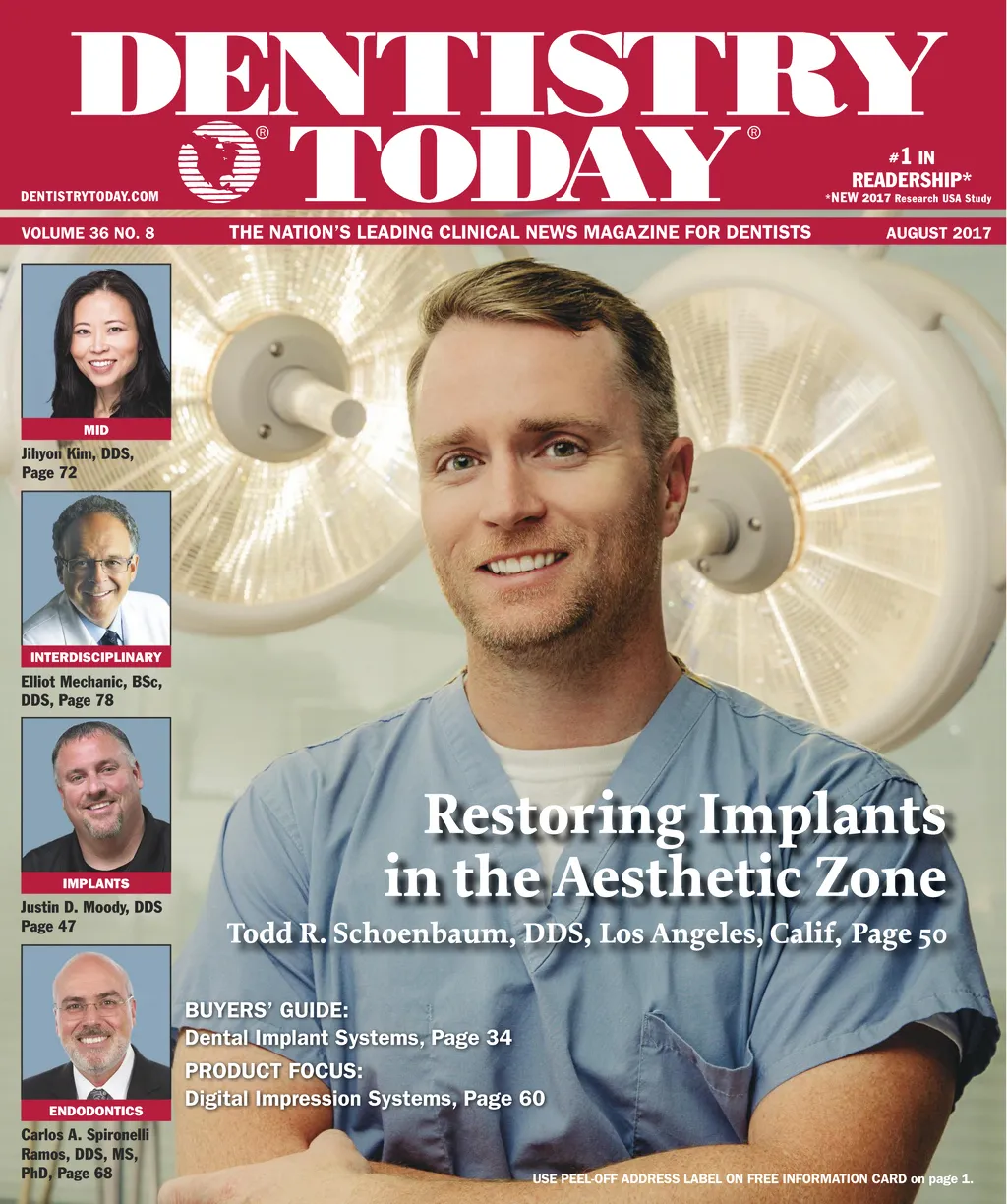 Dentistry Today — August 2017 cover