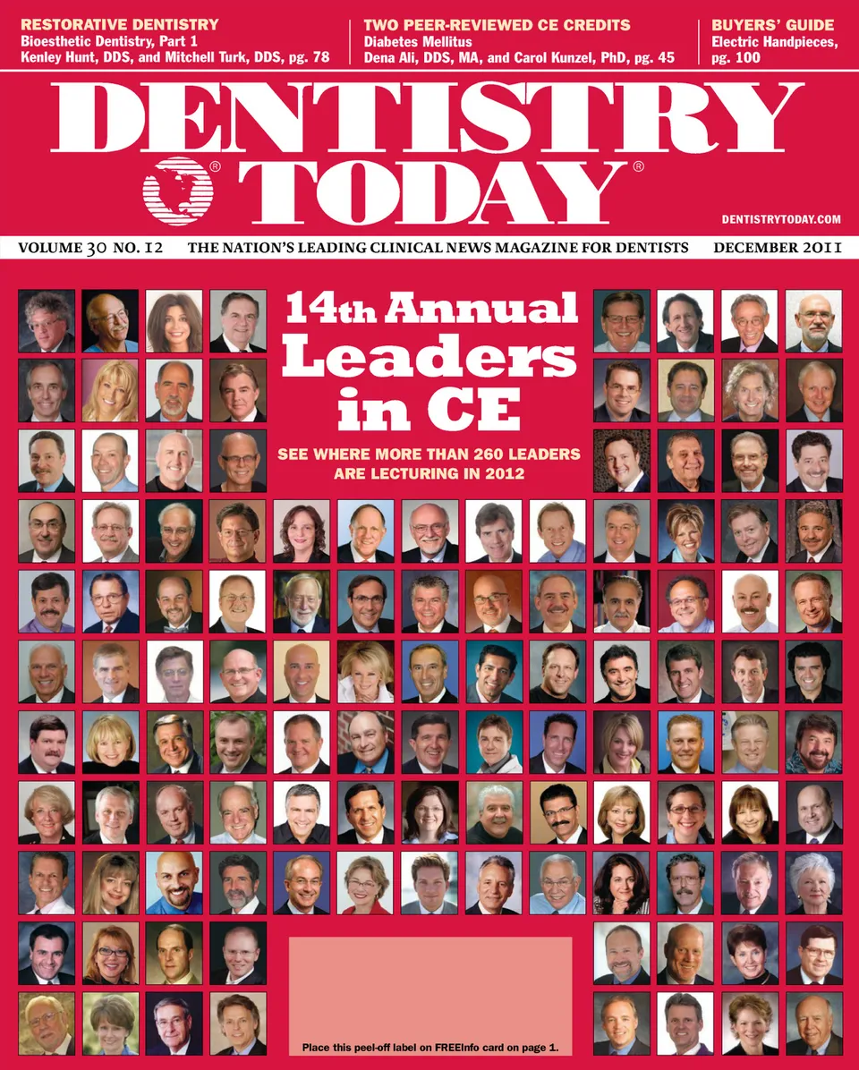 Dentistry Today — December 2011 cover