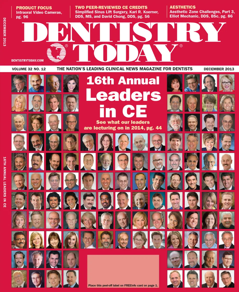 Dentistry Today — December 2013 cover