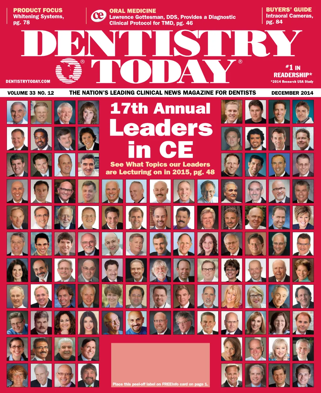 Dentistry Today — December 2014 cover