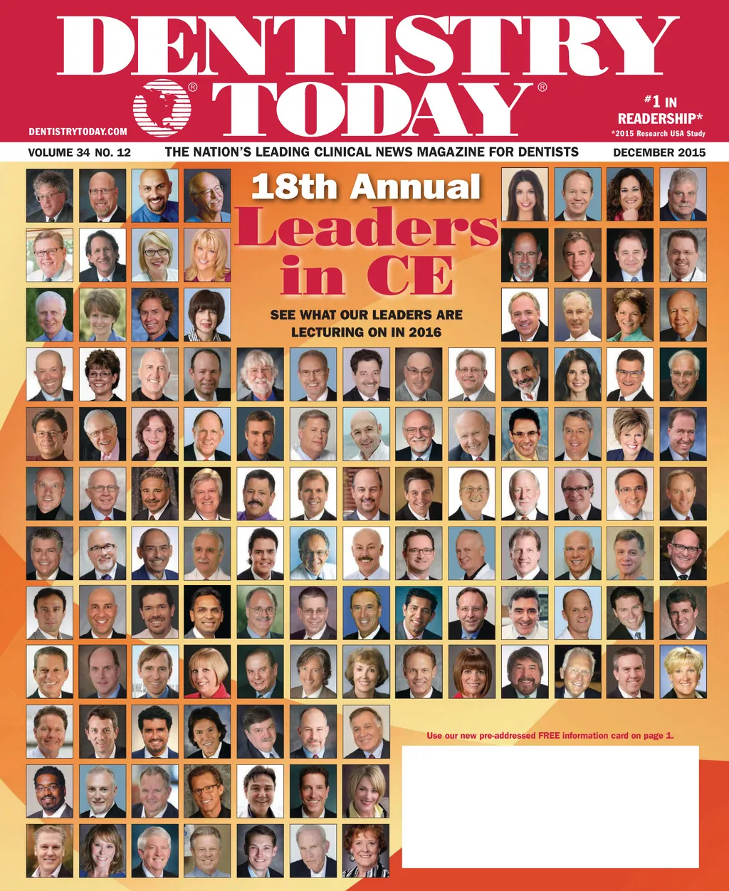 Dentistry Today — December 2015 cover