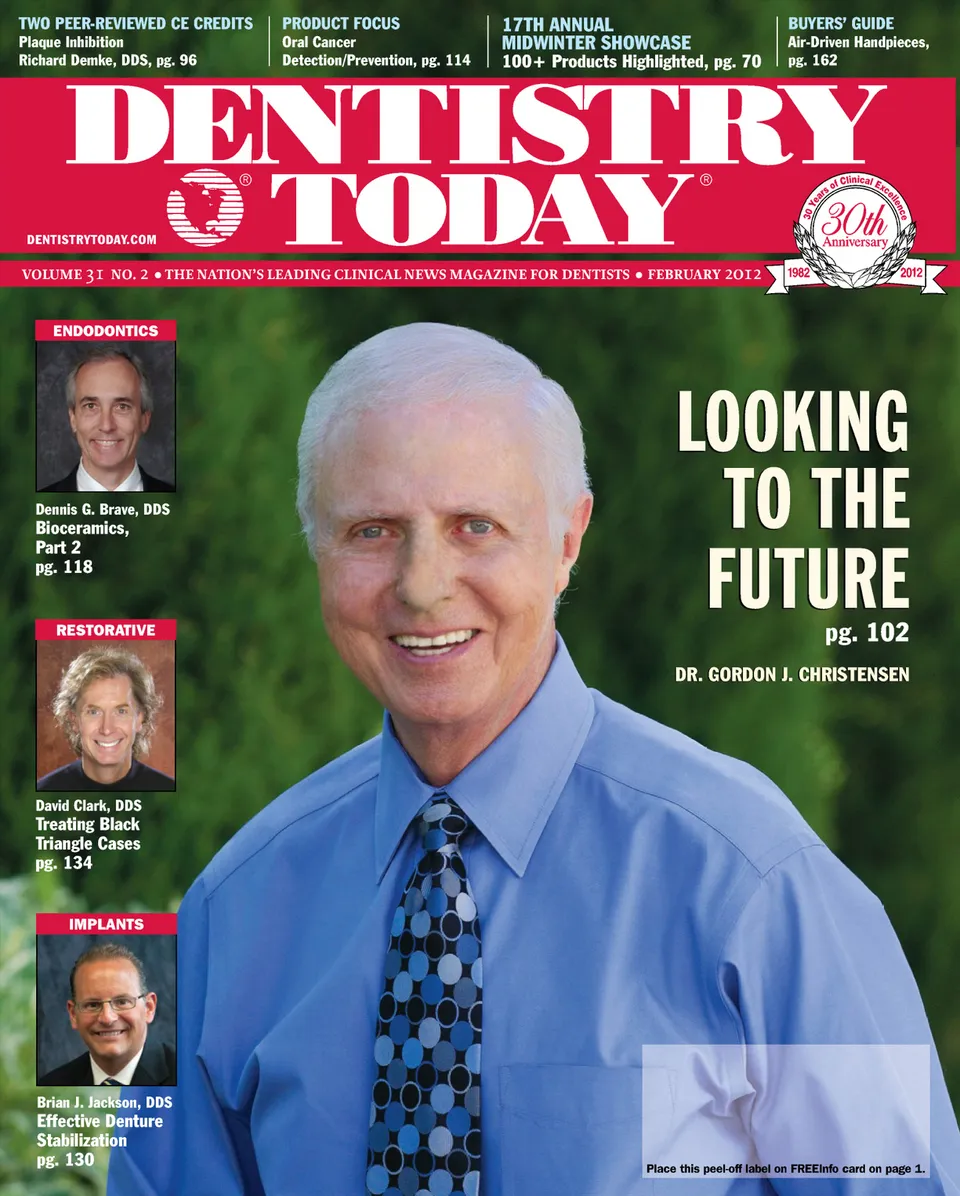 Dentistry Today — February 2012 cover