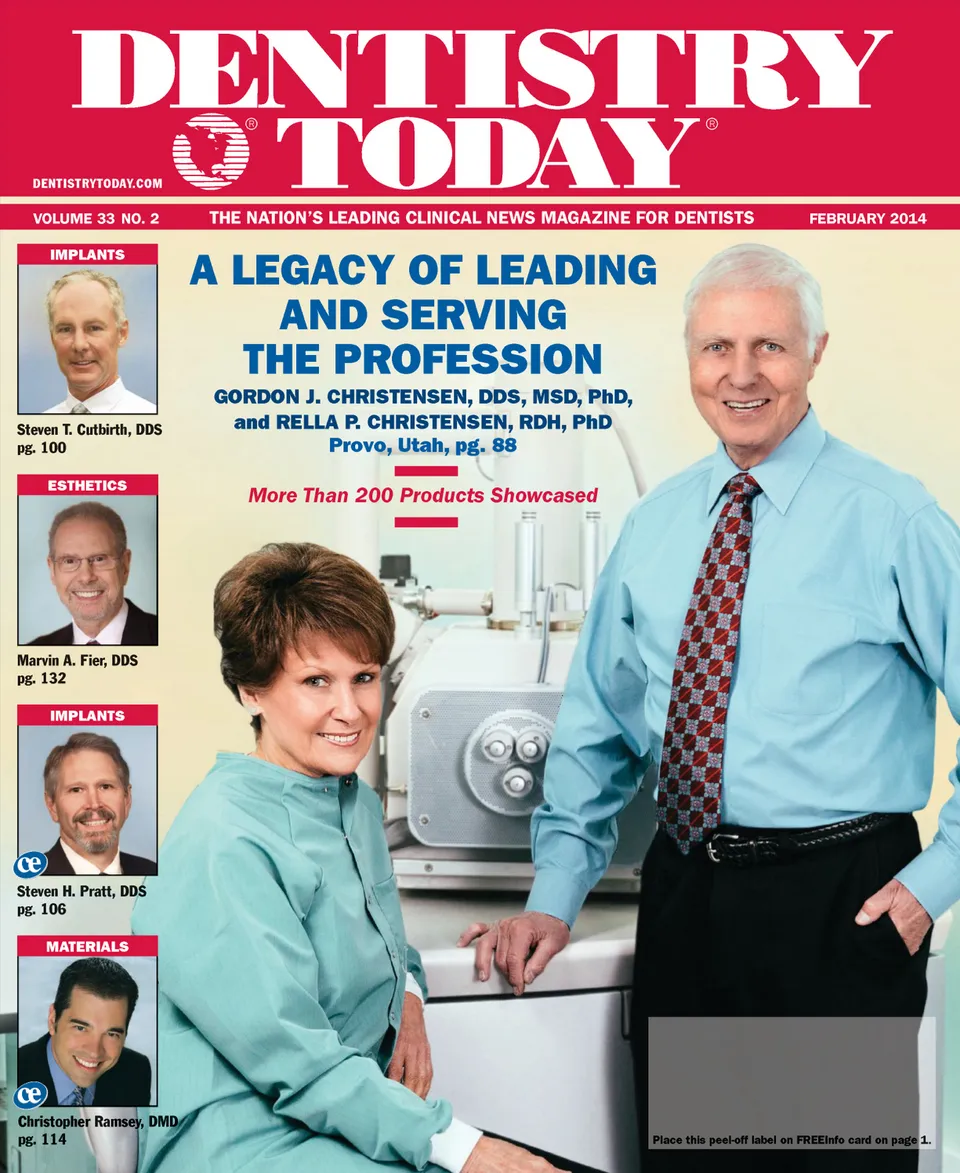 Dentistry Today — FEBRUARY 2014 cover