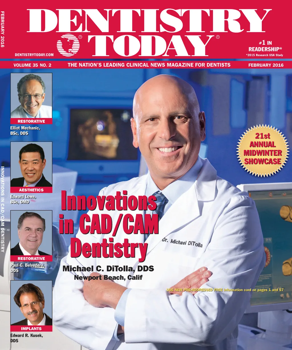 Dentistry Today — February 2016 cover