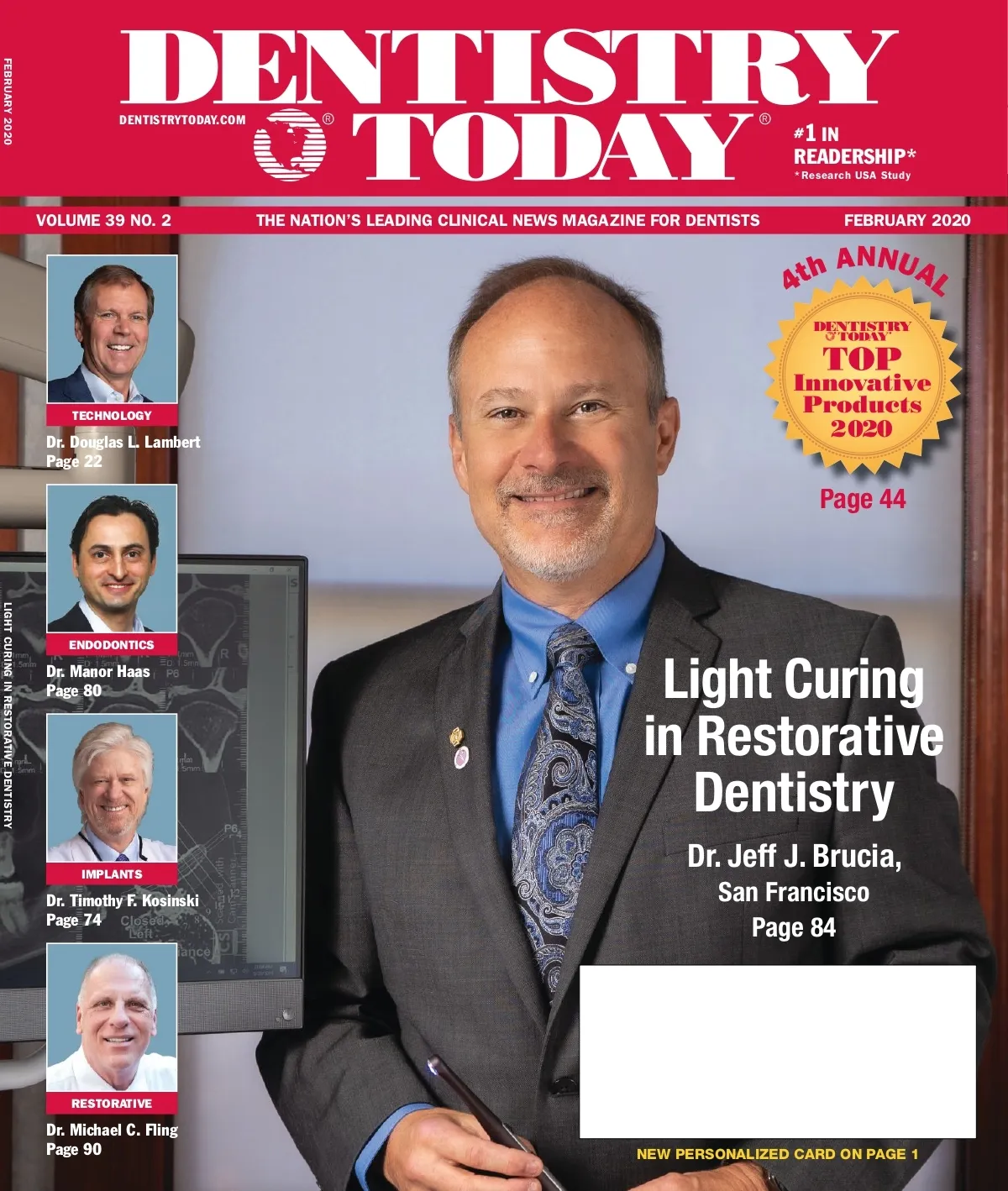 Dentistry Today — February 2020 cover