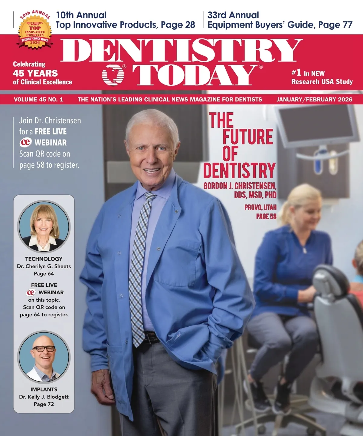 Dentistry Today — January/February 2026 cover