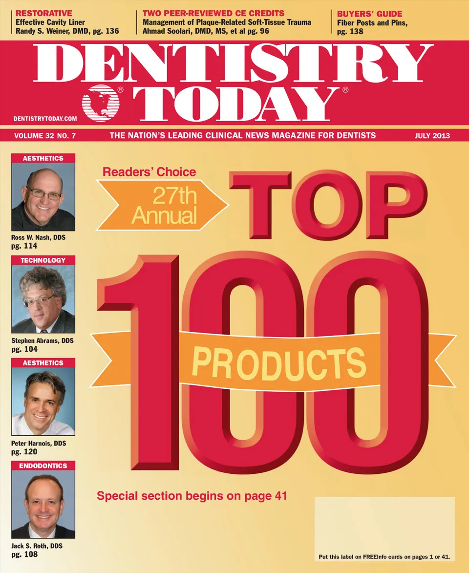 Dentistry Today — July 2013 cover