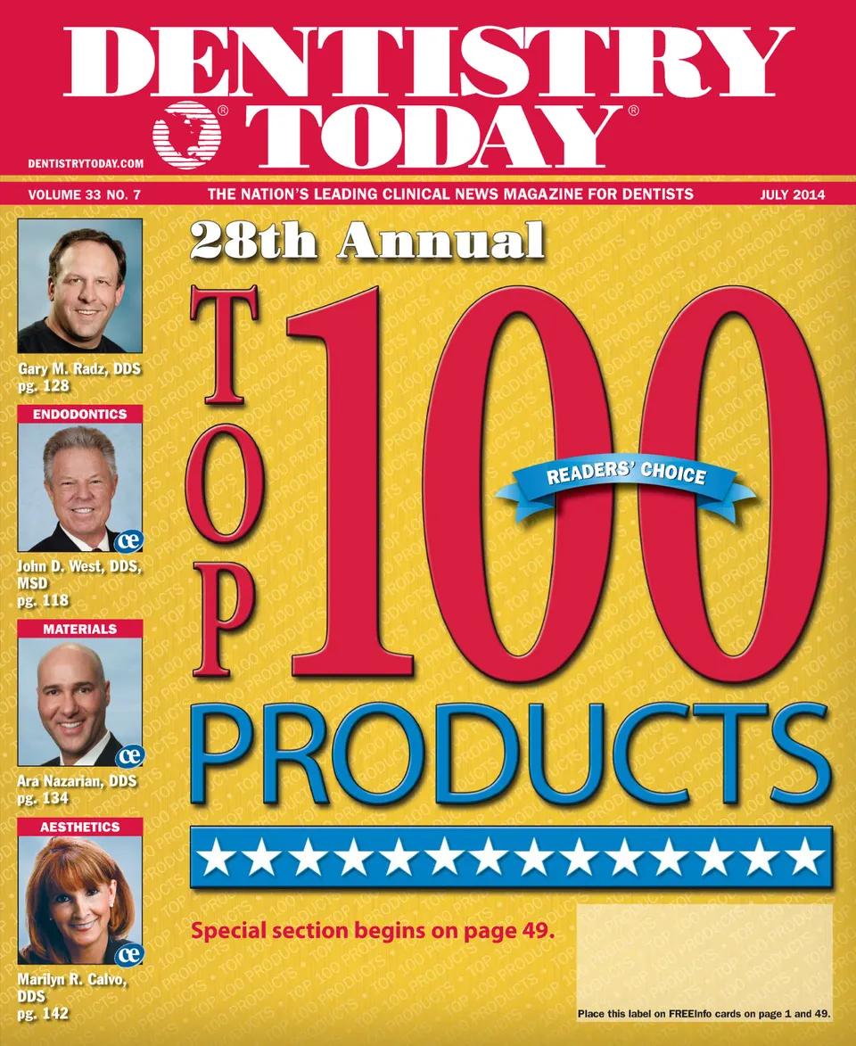 Dentistry Today — JULY 2014 cover