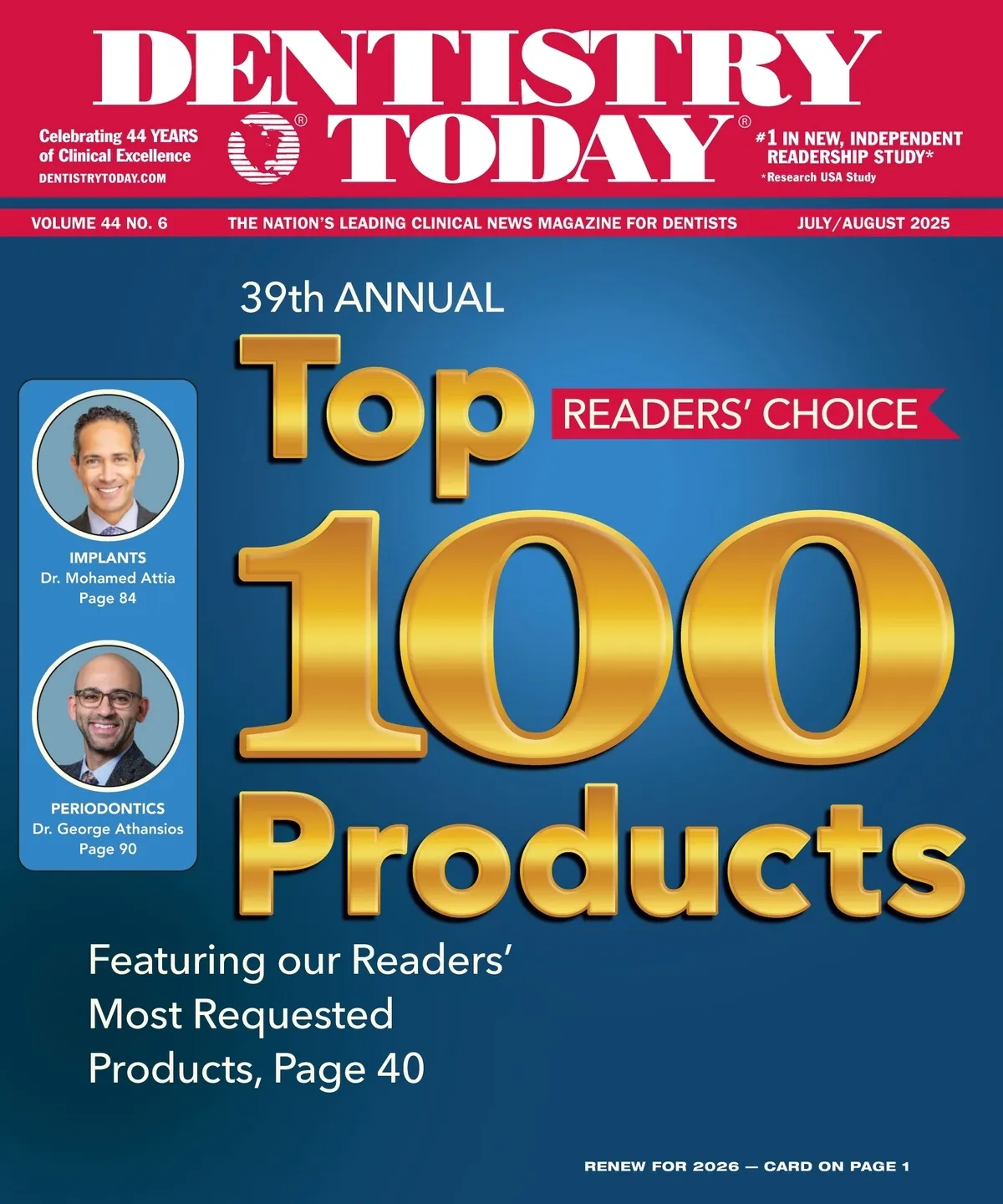 Dentistry Today — July/August 2025 cover