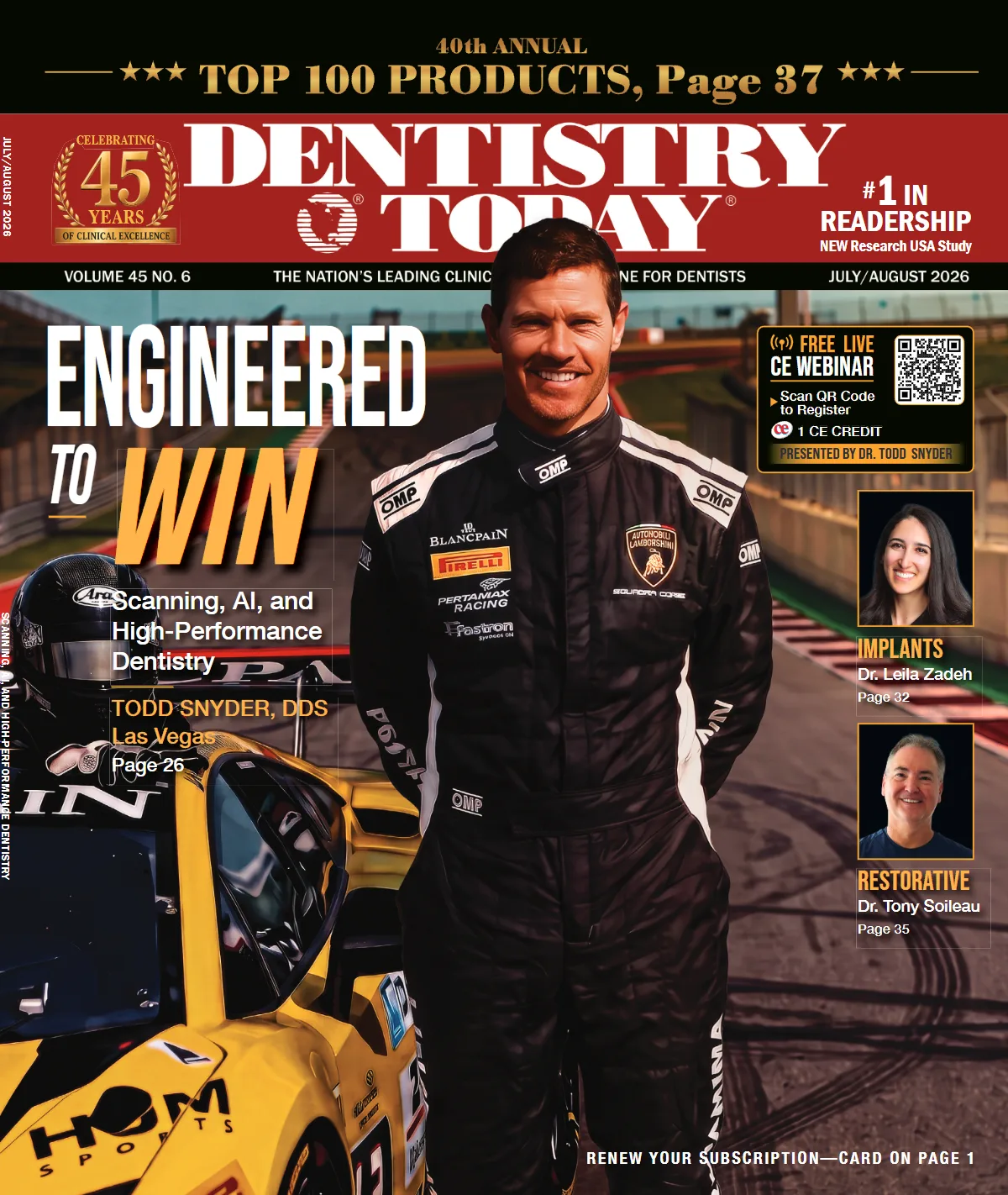Dentistry Today — July / August 2026 cover