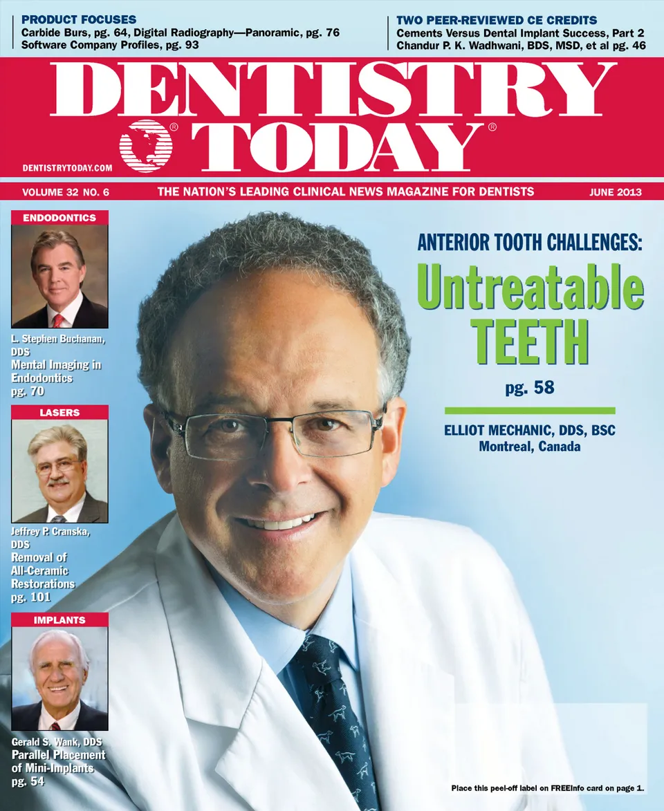 Dentistry Today — June 2013 cover