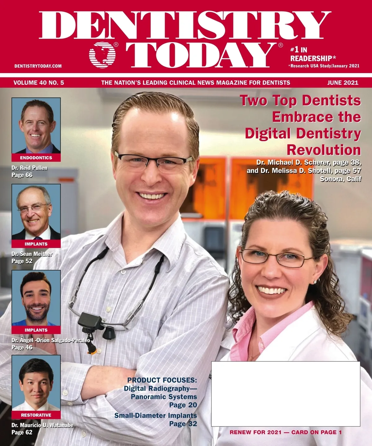 Dentistry Today — June 2021 cover