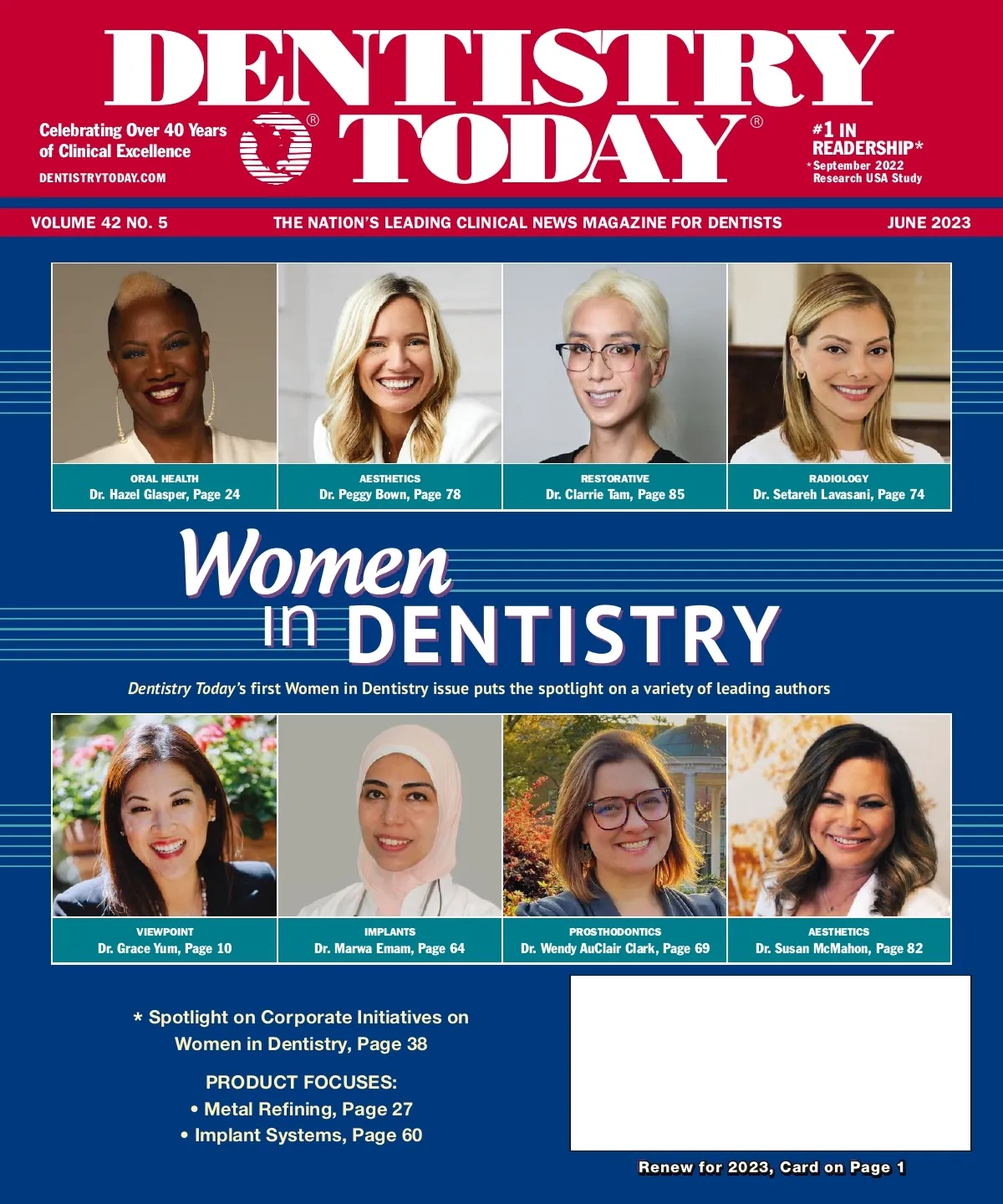 Dentistry Today — June 2023 cover