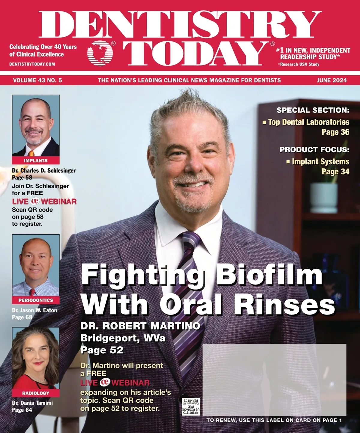 Dentistry Today — June 2024 cover