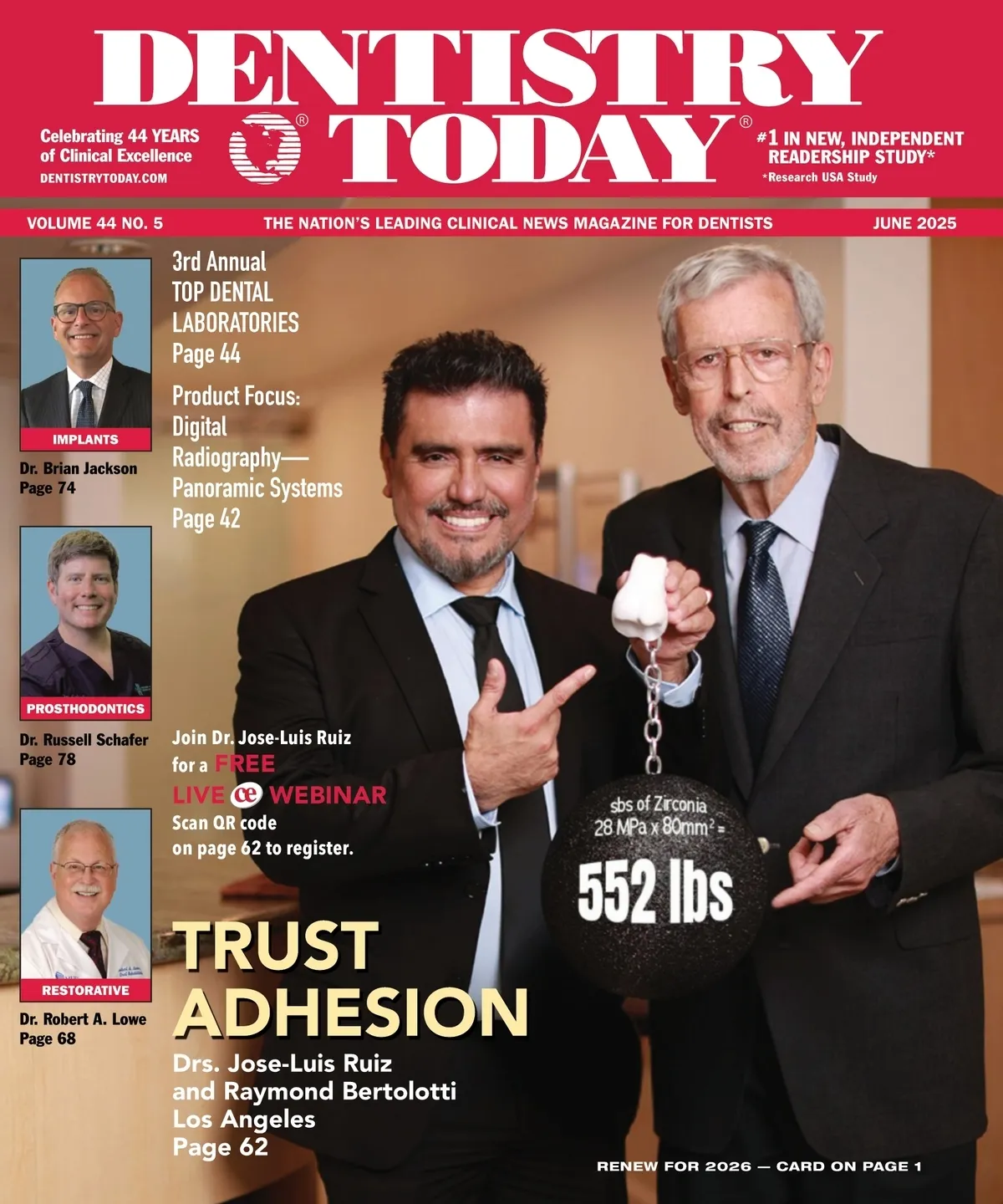 Dentistry Today — June 2025 cover