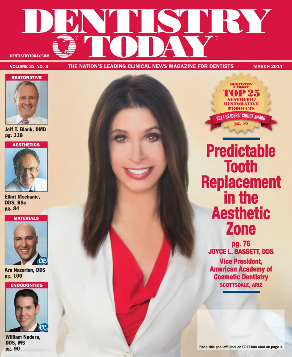 Dentistry Today — MARCH 2014 cover