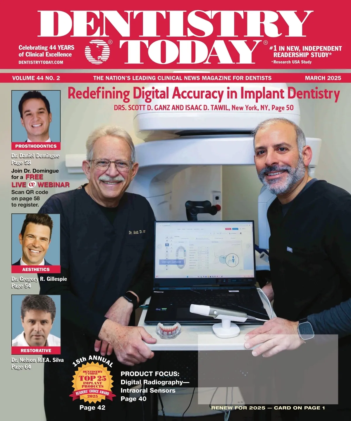 Dentistry Today — March 2025 cover