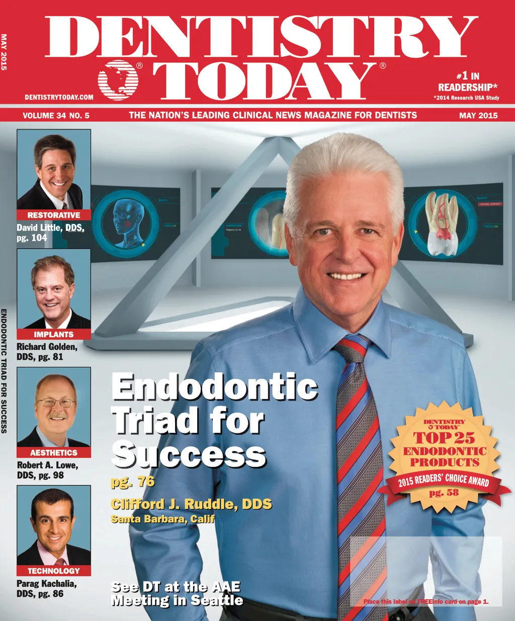 Dentistry Today — May 2015 cover