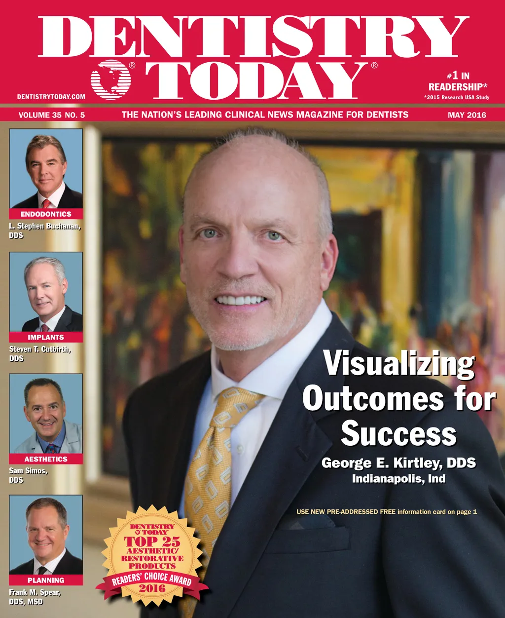 Dentistry Today — May 2016 cover