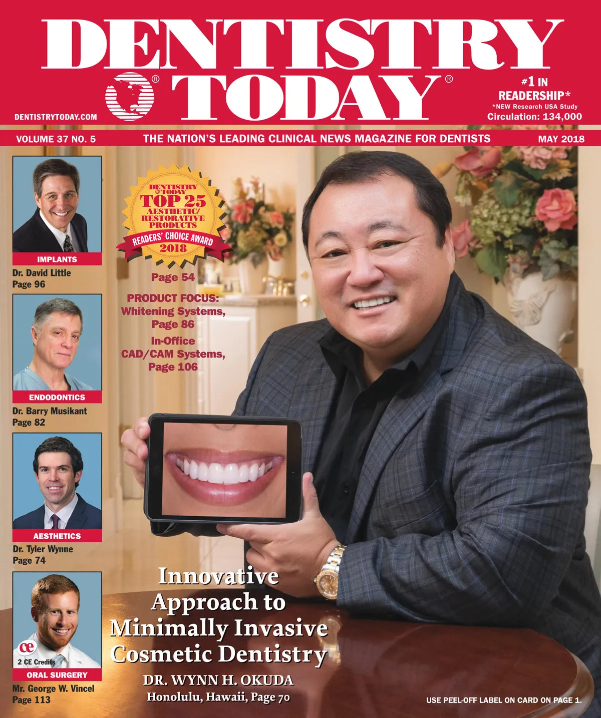 Dentistry Today — May 2018 cover