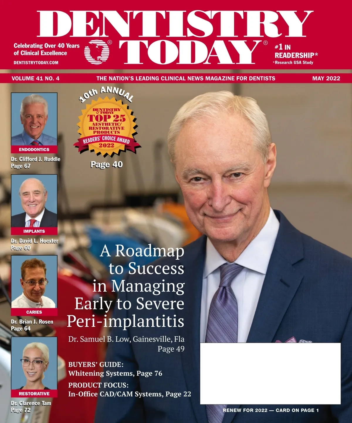 Dentistry Today — May 2022 cover
