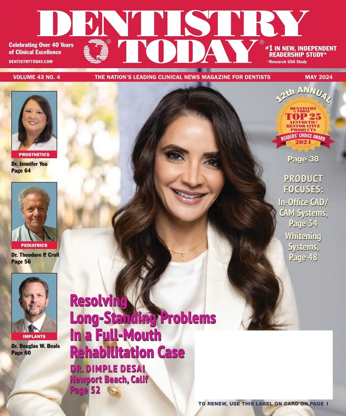 Dentistry Today — May 2024 cover