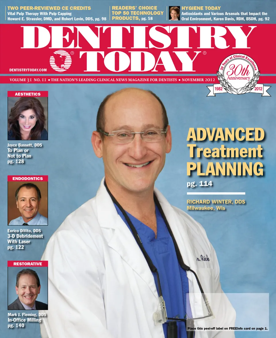 Dentistry Today — November 2012 cover