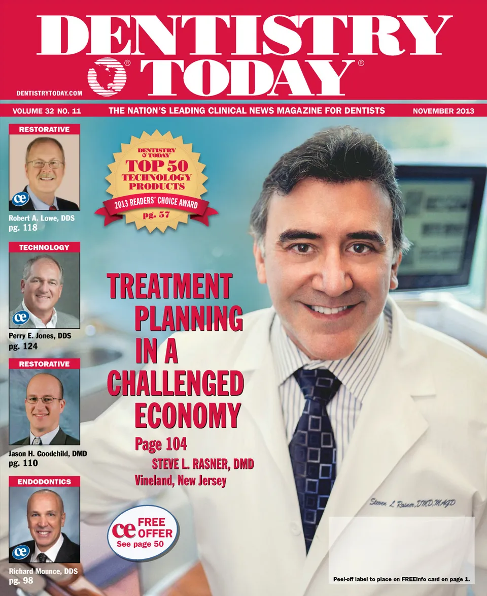 Dentistry Today — November 2013 cover