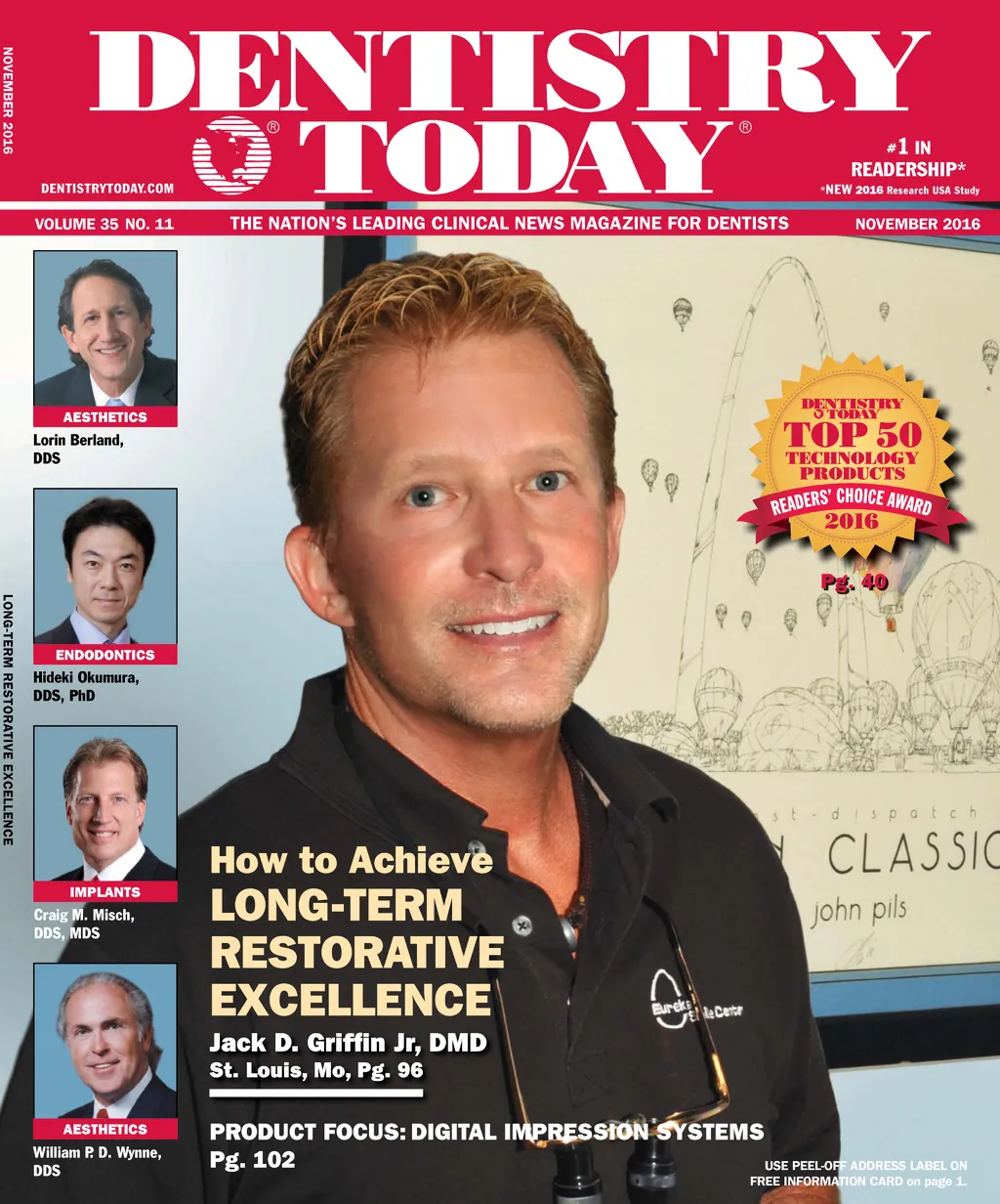Dentistry Today — November 2016 cover