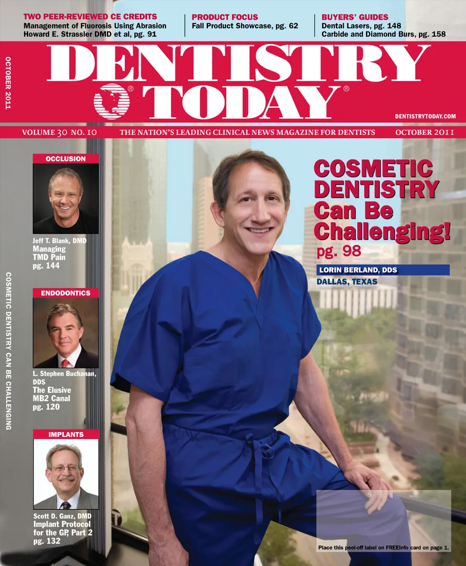 Dentistry Today — October 2011 cover