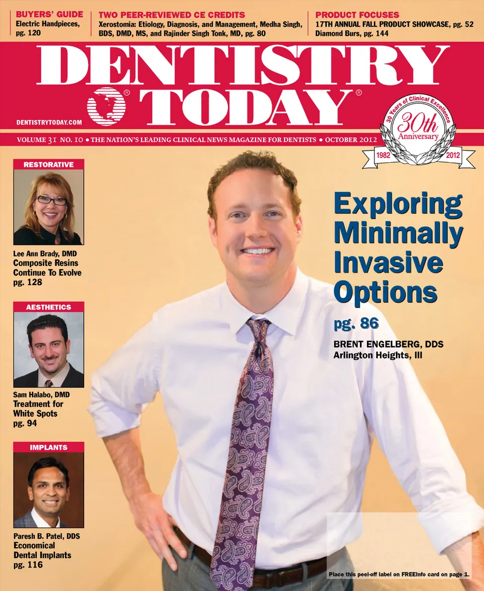 Dentistry Today — October 2012 cover