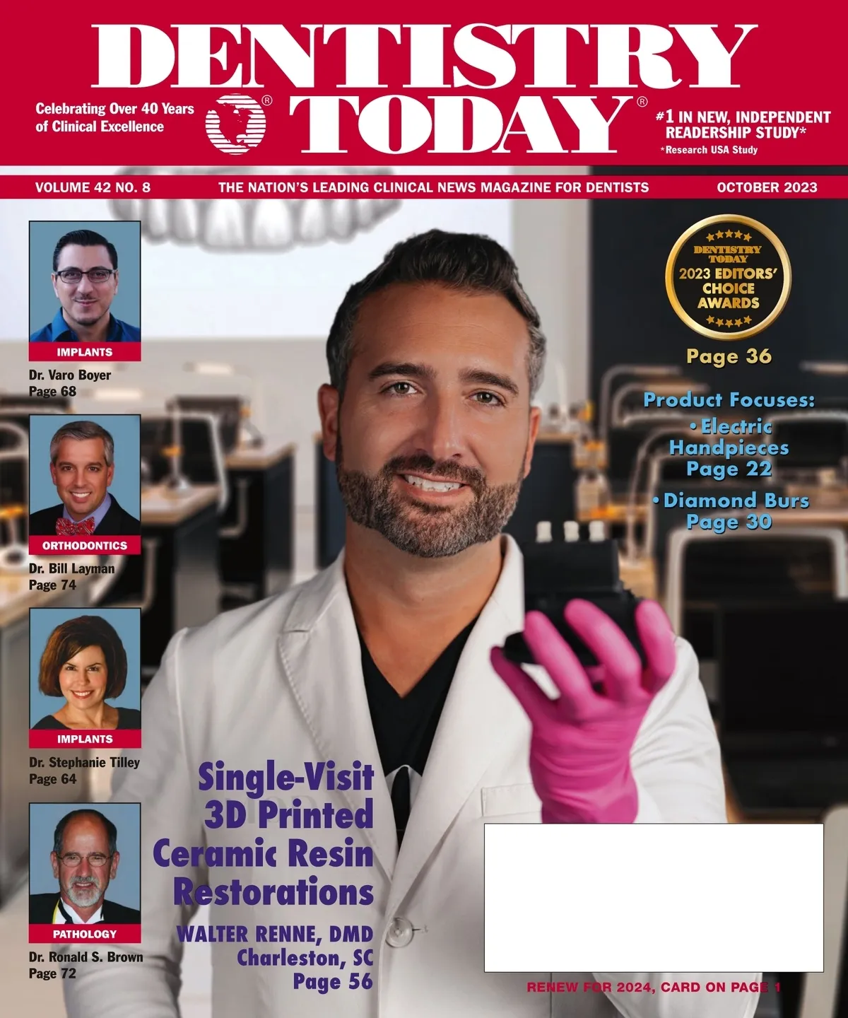 Dentistry Today — October 2023 cover