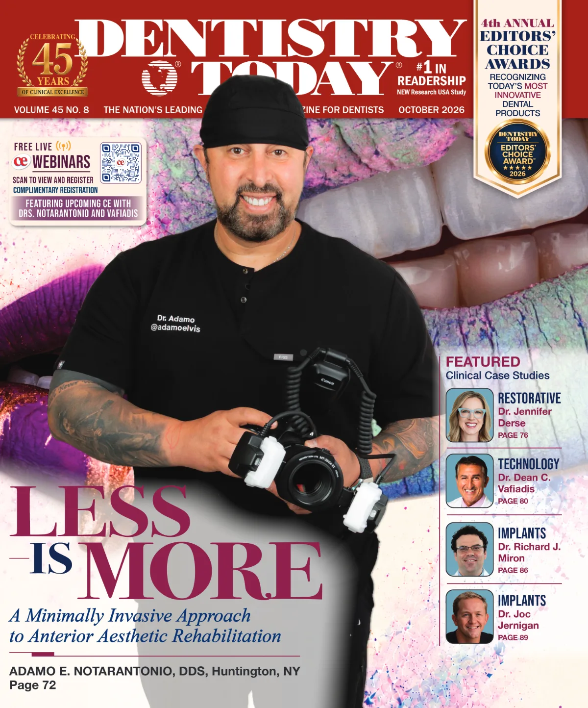 Dentistry Today — October 2026 cover