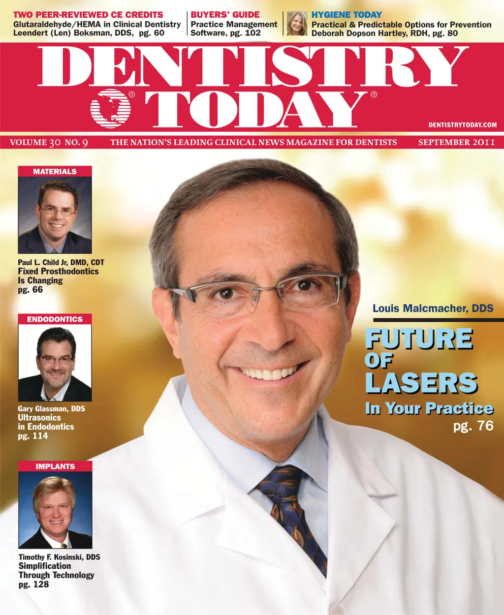 Dentistry Today — September 2011 cover
