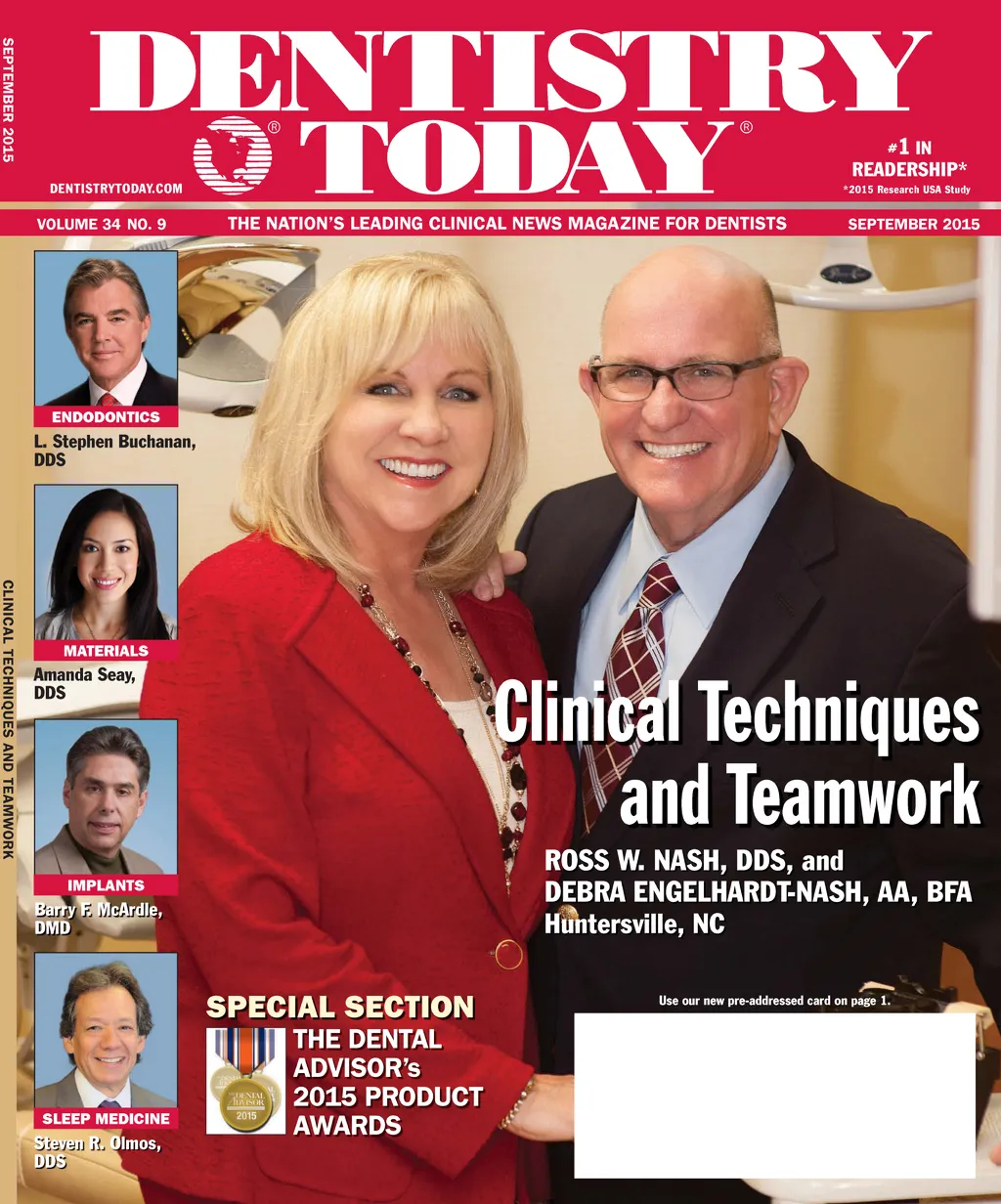 Dentistry Today — September 2015 cover